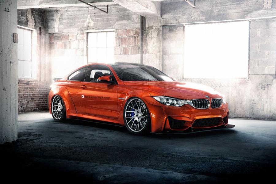 BMW M4 Coupe by Liberty Walk on Forgiato Wheels (TEC 2.2-R) '2017